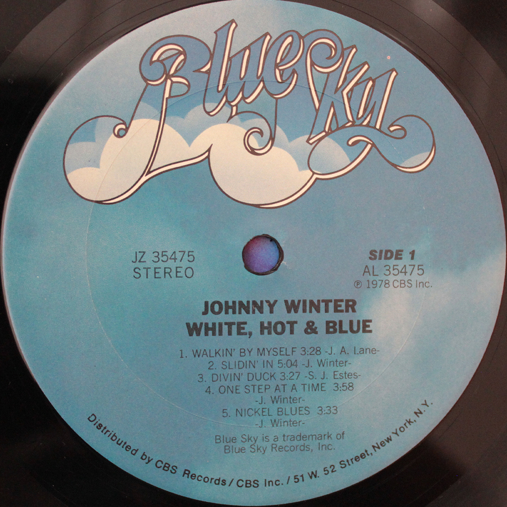 Johnny Winter / White, Hot & Blue (LP)