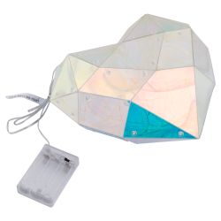 ULD-R511 3АА HEART Светильник декоративный Сердце. на батарейках 3AA не в-к. 100 светодиодов. Белый свет. Цвет корпуса радужный. TM Uniel