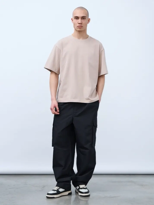 Футболка оверсайз (бежевый) 230 г