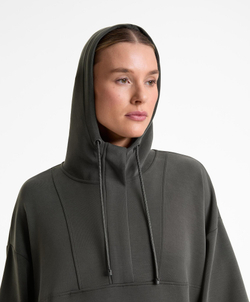 Oysho Толстовка оверсайз с модалом, темно-серый свинец