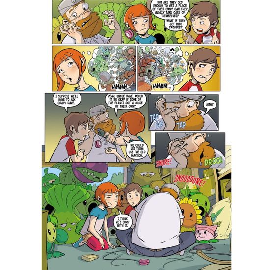 Комикс Растения против зомби. Дом, милый дом