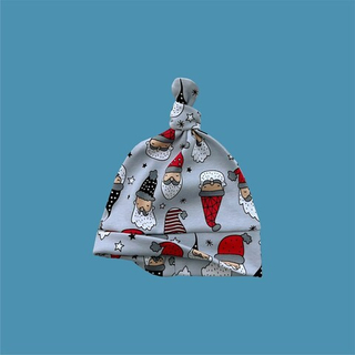 Лёгкая шапочка с узелком (Дед Мороз)
