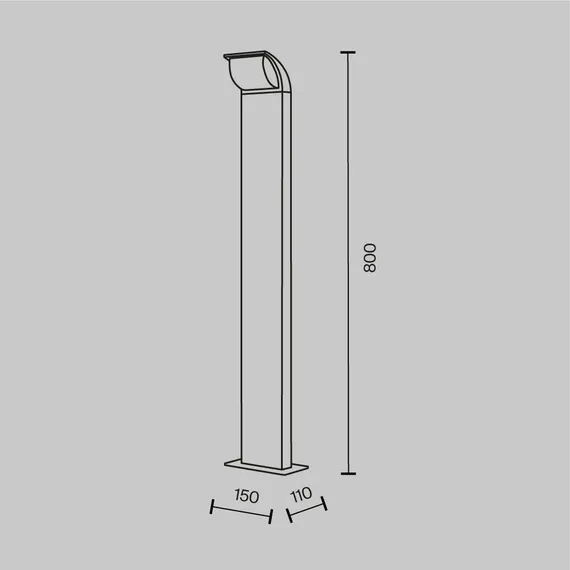 Ландшафтный светильник Сток / Stock 3000K 7Вт IP 65 Outdoor o446fl-l7gf3k
