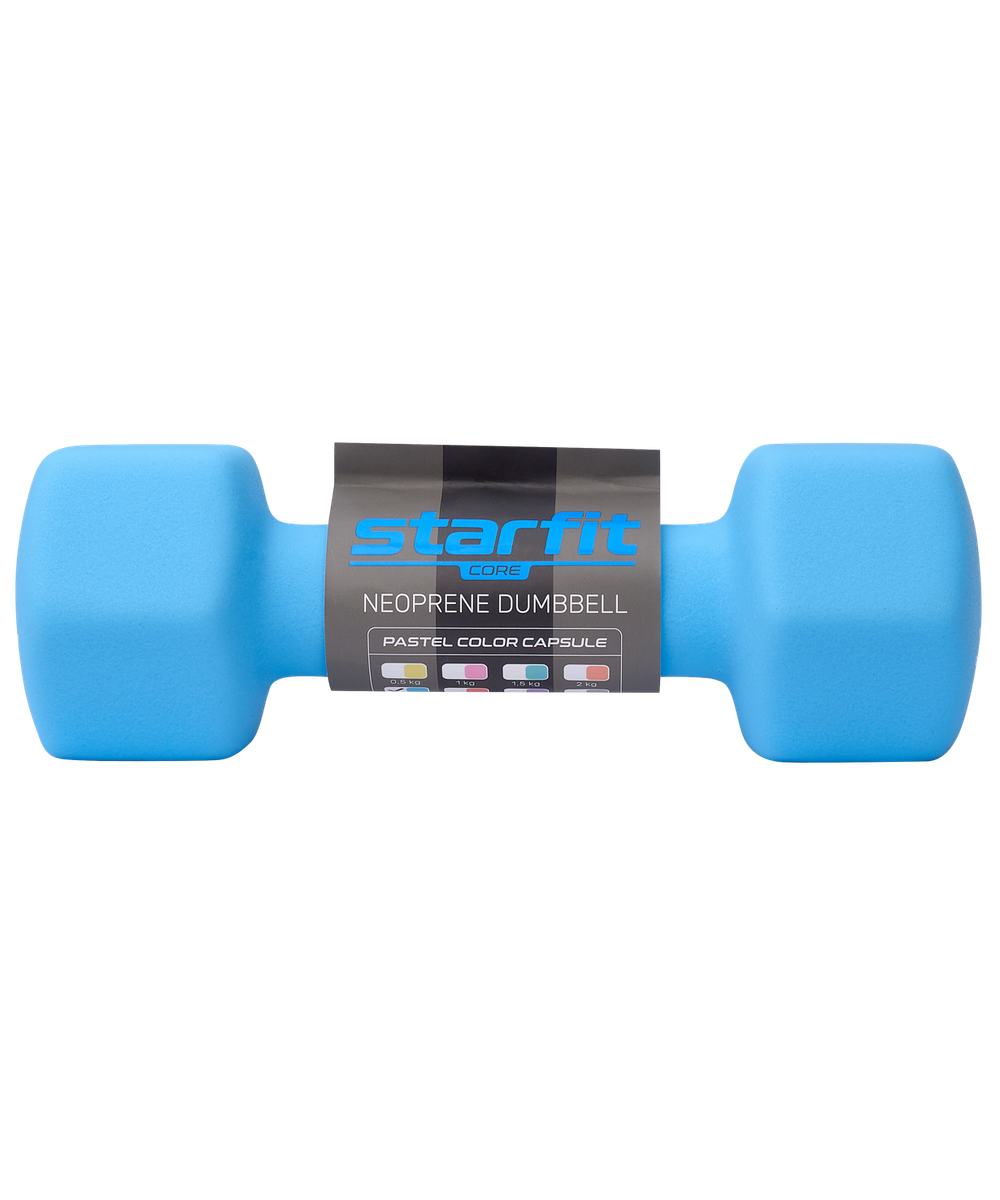 Гантель неопреновая DB-201 2,5 кг, синий пастель