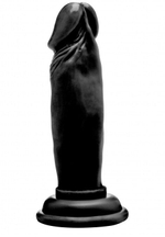 Чёрный фаллоимитатор Realistic Cock 6  - 15 см.
