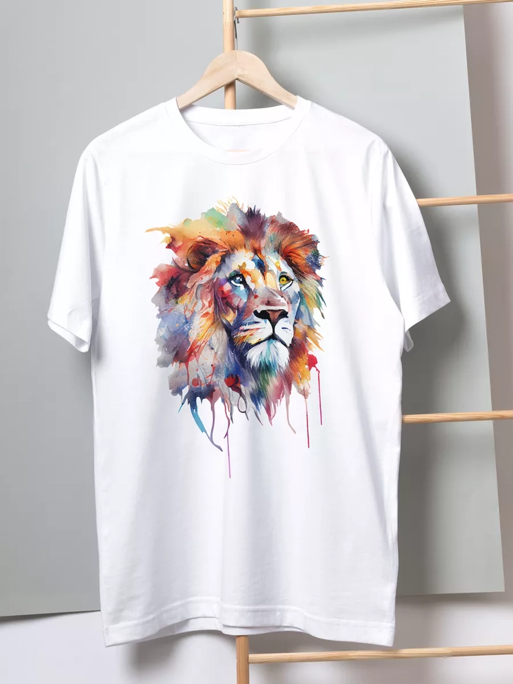 Футболка белая oversize оверсайз с рисунком, принтом