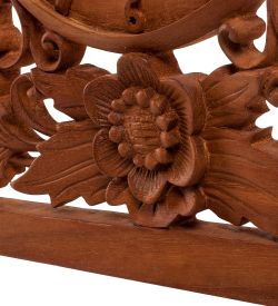 Decor and Gift 17-015_B Панно резное «Часы» (суар, о.Бали)