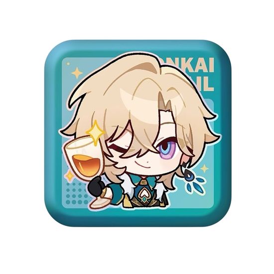 Значок Honkai: Star Rail Авантюрин Aventurine Pam exhibition hall series 33971 (10131010/060825/5255506/9, Китай)