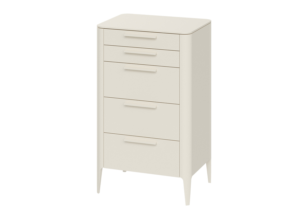 Комод Type высокии? 5 ящиков (молочный)