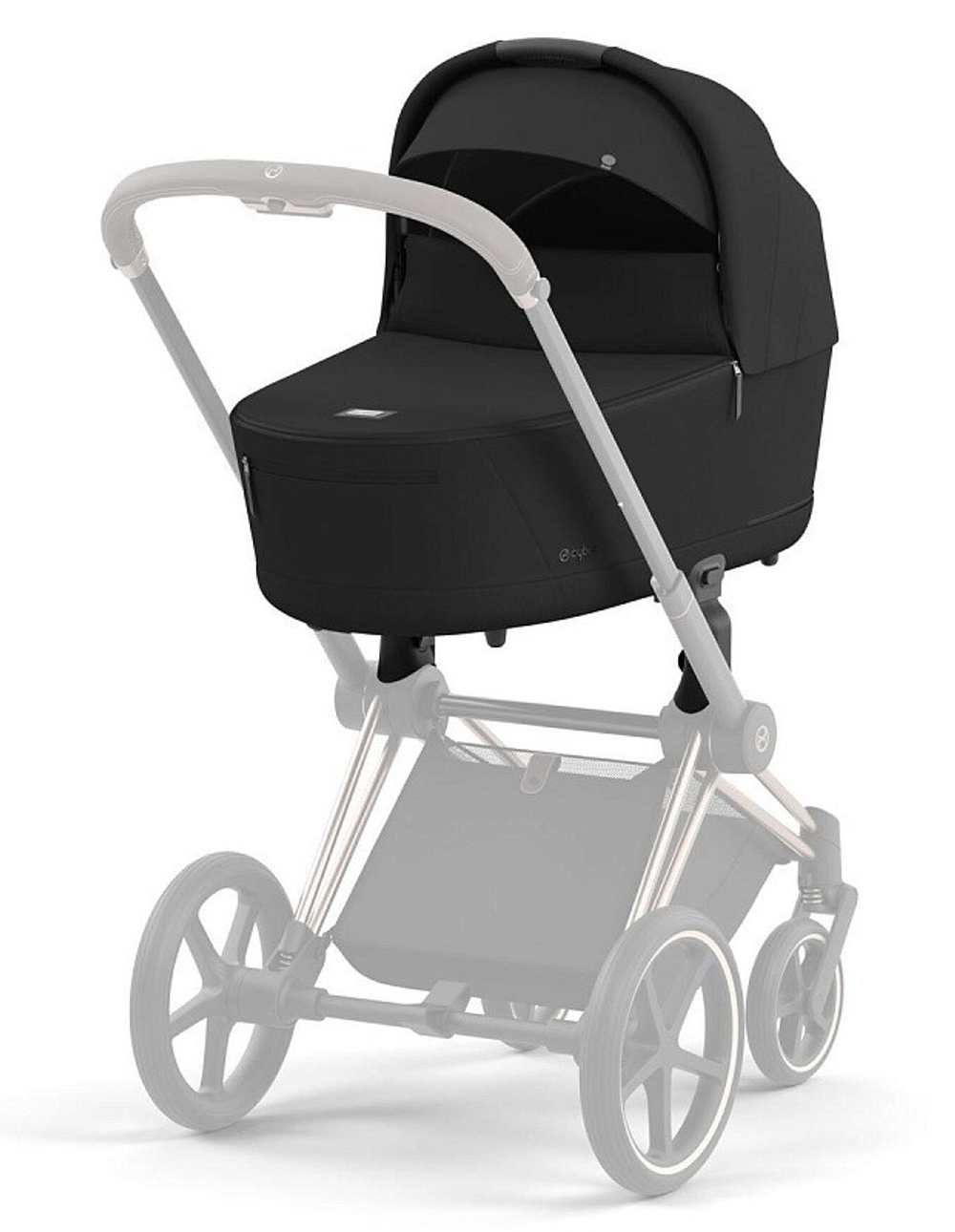 Cybex Детская коляска Priam IV Matt Black 2 в 1 цвет Sepia Black