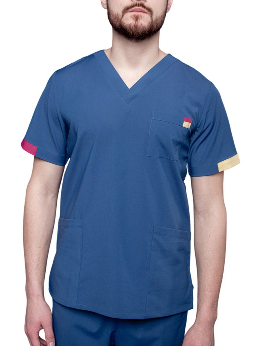 Туника медицинская мужская Pulse 258 Michigan, R148 нэви, S