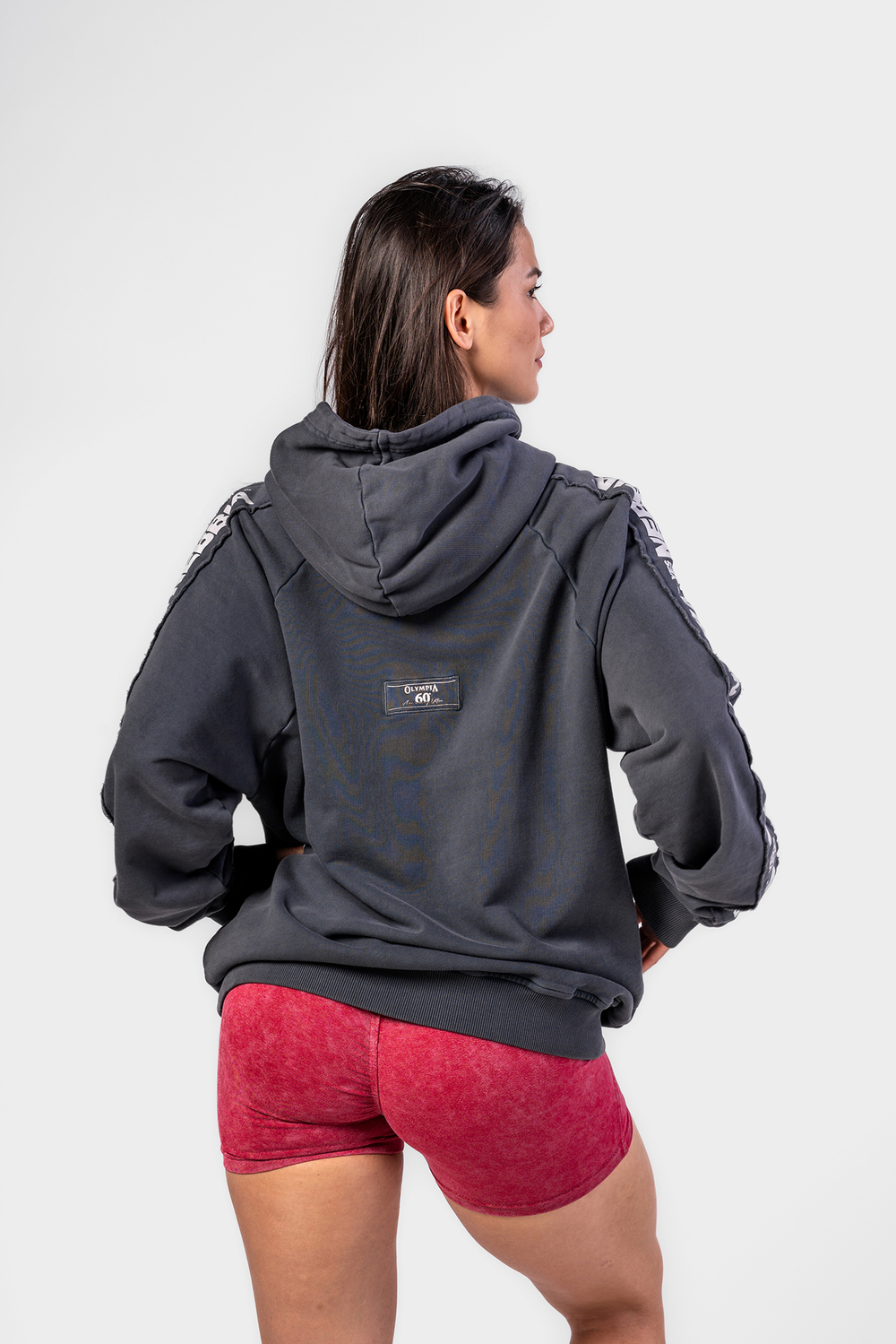 Толстовка Washed Hoodie HERITAGE 793 Темно Серая