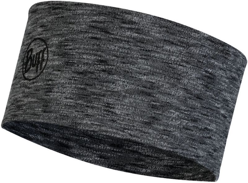 Шерстяная повязка на голову Buff Headband Midweight Wool Graphite Multi Stripes Фото 1