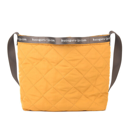 Сумка стеганая женская с котами Маруке через плечо на молнии "NEKOMARUKE", желтый, 24-7674-1, KUSUGURU