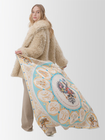 Платок «Императорский дом России» 100% шёлк