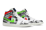 Кроссовки Jordan Air Jordan 1 Mid All Over Logos