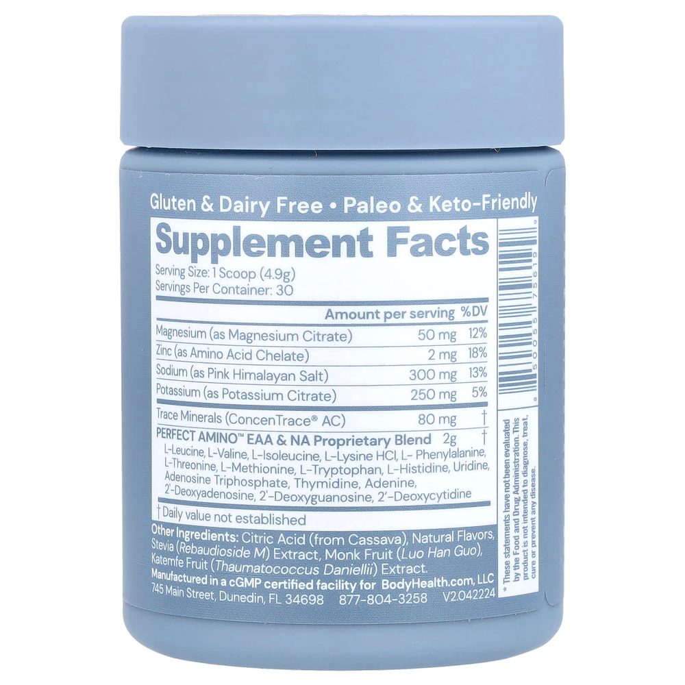 BodyHealth, Perfect Amino ™, электролиты, маракуйя, 147 г (5,2 унции)