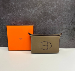 Нагрудная сумка слинг Hermes Evelyne Belt Etoupe