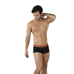 Черные перфорированные трусы-хипсы Line Latin Boxer (Размер: L) (Цвет: черный)