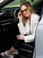 Оправа для очков с солнцезащитной накладкой 4в1