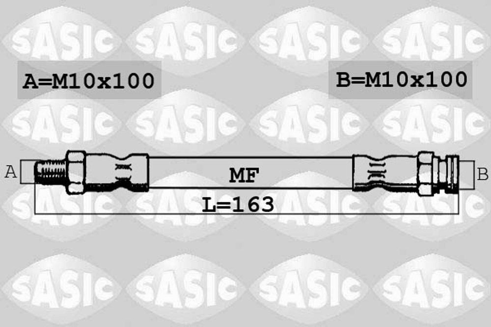 SASIC - 6606027-SAS - Brake Hose