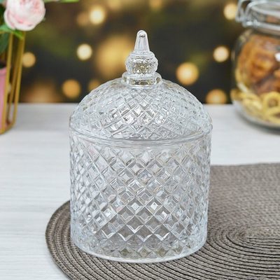 Ваза для варенья и меда 390мл, d9,7см h14,5см, TG015