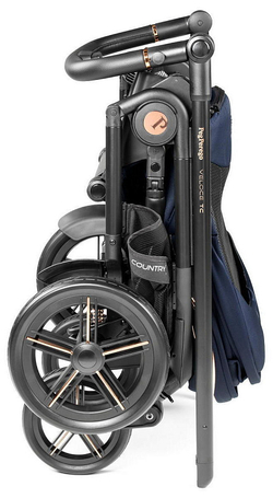 Коляска Peg Perego Veloce TC New Belvedere Lounge 3 в 1 Blue Shine