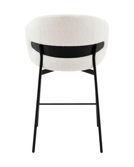 Стул полубарный Блейз букле белый