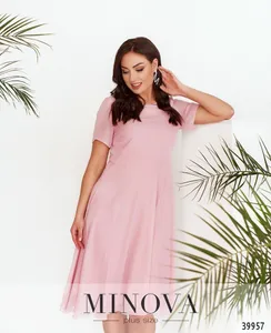 Платье 3148B-пудра Minova