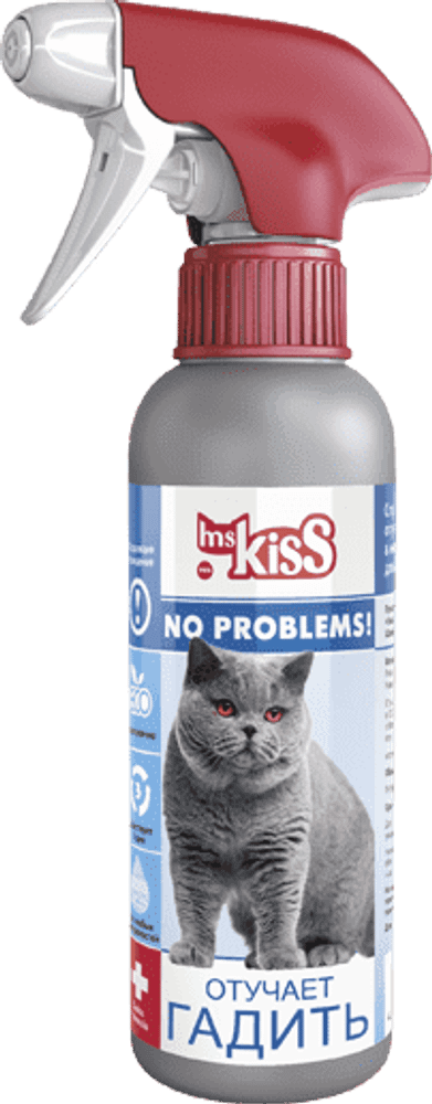 Ms.Kiss: спрей "Отучает гадить" д/кошек, 200мл