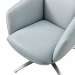 Кресло ZUCCA-R голубое LITCHI-#3