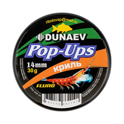 Бойлы DUNAEV POP-UP 14мм Криль (30г)