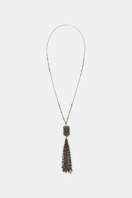 ZARA КОМБИНИРОВАННОЕ ОЖЕРЕЛЬЕ С БЛЕСТКАМИ, ЗОЛОТИСТЫЙ