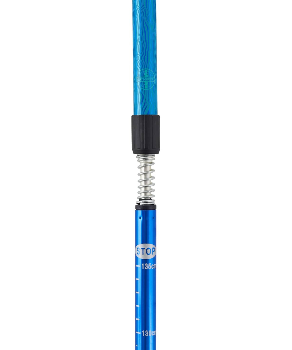 Скандинавские палки Explorer, 67-135 см, 3-секционные, синий