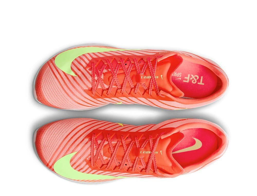 Шиповки беговые Nike Air Zoom Maxfly 2 U Красный лайм