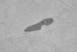 Заготовка для ножа, сталь MagnaCut 2,7мм. Модель "Оса" с клинком 46мм, ТО 61-62HRC