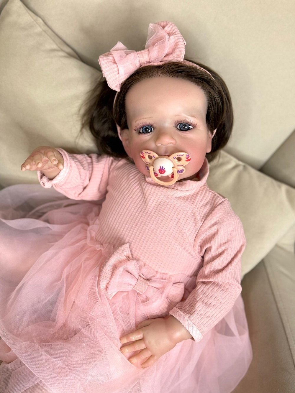 Кукла Реборн мягконабивная 60см (FA-602)