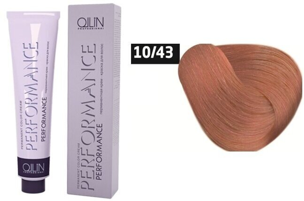 OLLIN PERFORMANCE 11/43 специальный блондин медно-золотистый 60мл Перманентная крем-краска для волос