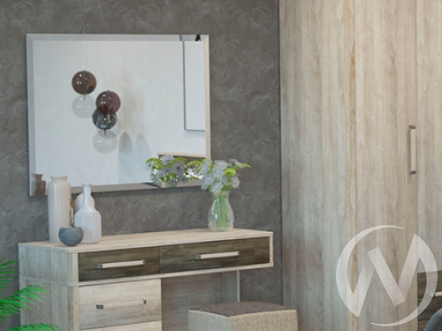 Зеркало навесное Спальня Версаль-2 (дуб баррик)