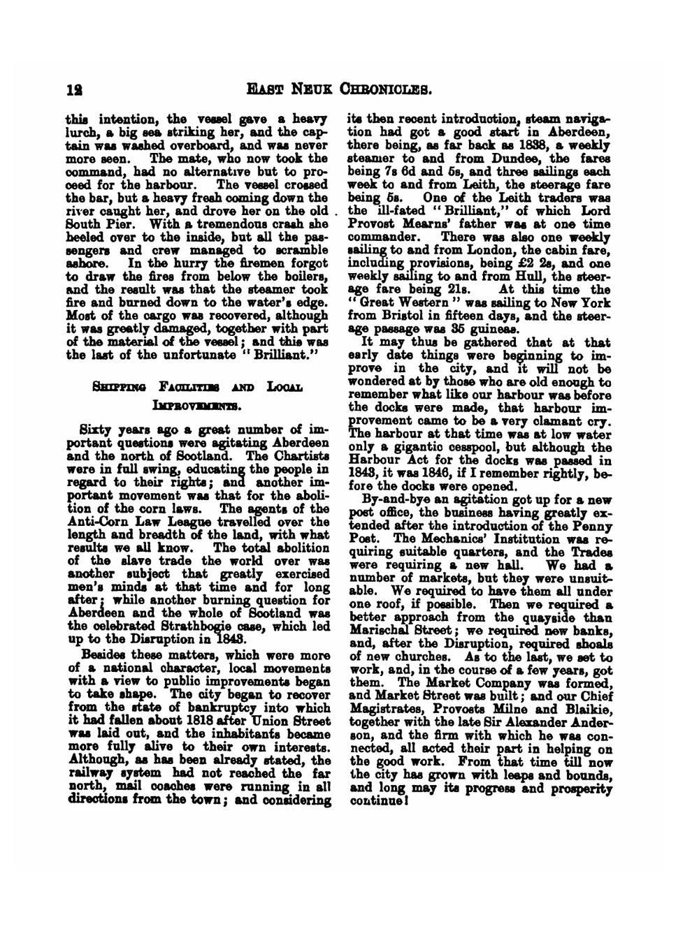 East Neuk Chronicles | William Forbes Skene