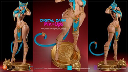 Фигурка Египетская Девушка кошка Egyptian Cat girl