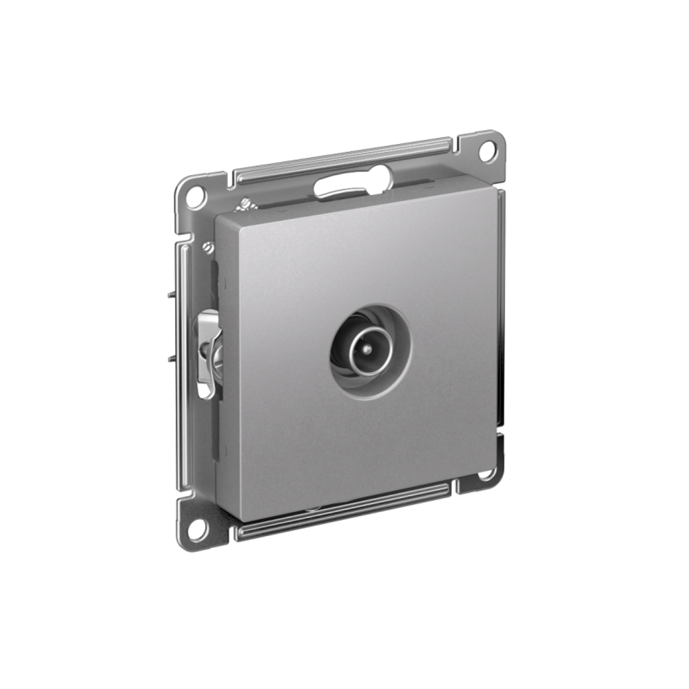 Розетка телевизионная проходная TV AtlasDesign 4дБ механизм алюм. SE ATN000392 Розетка телевизионная проходная TV AtlasDesign 4дБ механизм алюм. SE ATN000392