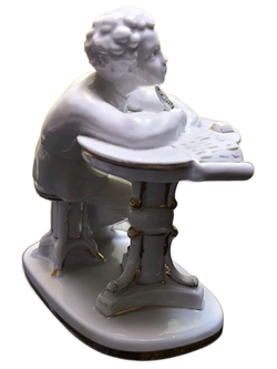 Фарфоровая статуэтка "Юный Пушкин", ЛФЗ, 1960 - 1970 гг.