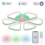 Citilux Сезар Смарт CL233A270E RGB Умная люстра Белая