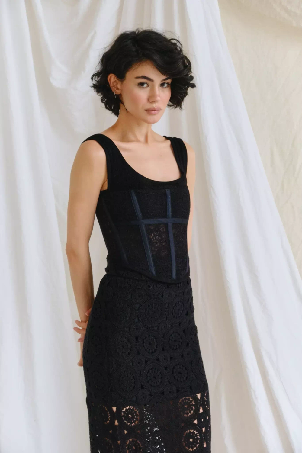Кружевной корсет