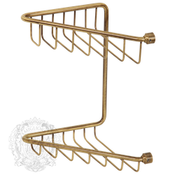 Решетка угловая двойная Migliore Complementi H25xL16xP16 cm ML.COM-50.112 бронза