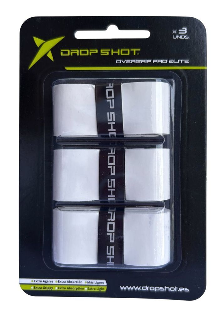 Drop Shot Теннисные намотки Pro Elite 3P - white