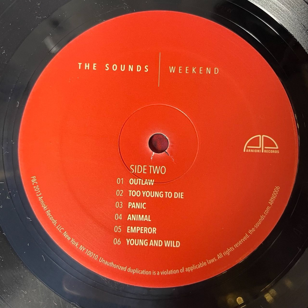 Винтажная виниловая пластинка LP The Sounds Weekend (USA 2013)