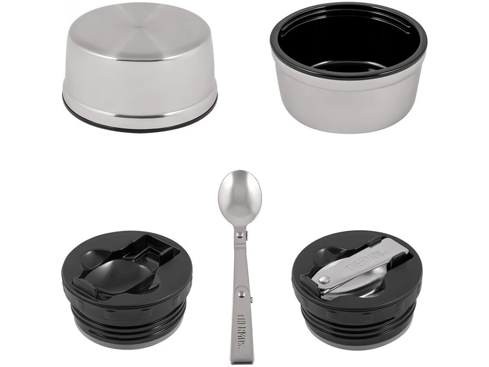 Термос для еды THERMOS KING SK-3000 MMS 0,47L складная ложка, стальной