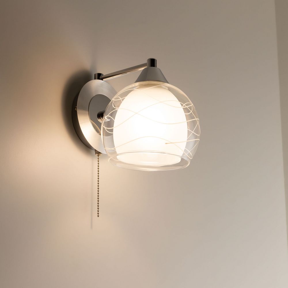 Citilux Буги CL157312 Бра с выключателем Алюминий Хром